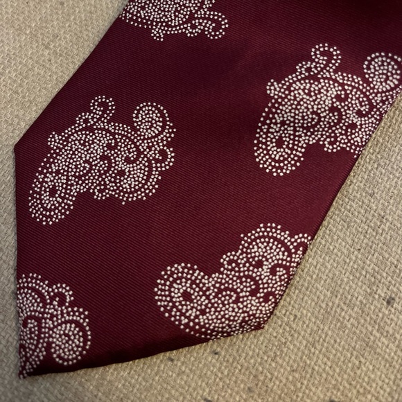Christian Dior Paisley Print Mens Necktie 👔 - Picture 7 of 9